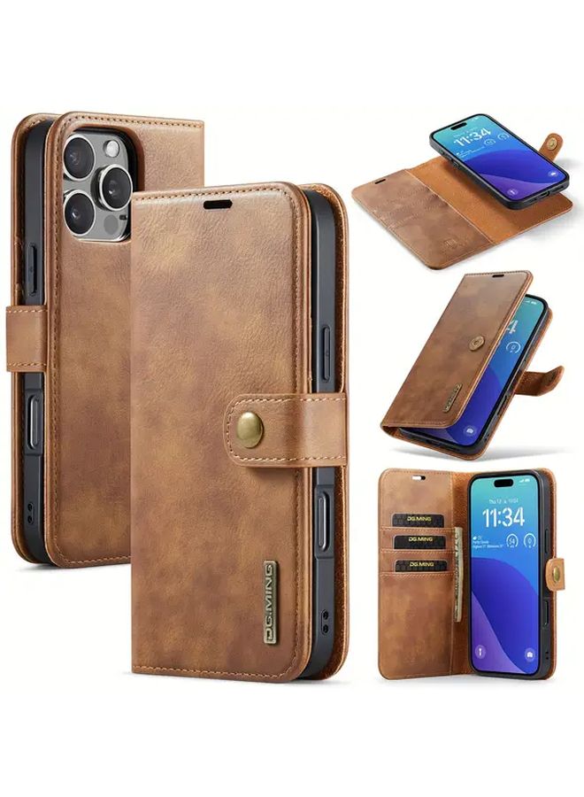 Red Faux Leather Wallet Case For IPhone X XS 2 In 1 Flip Cover Card Holder - Image 3